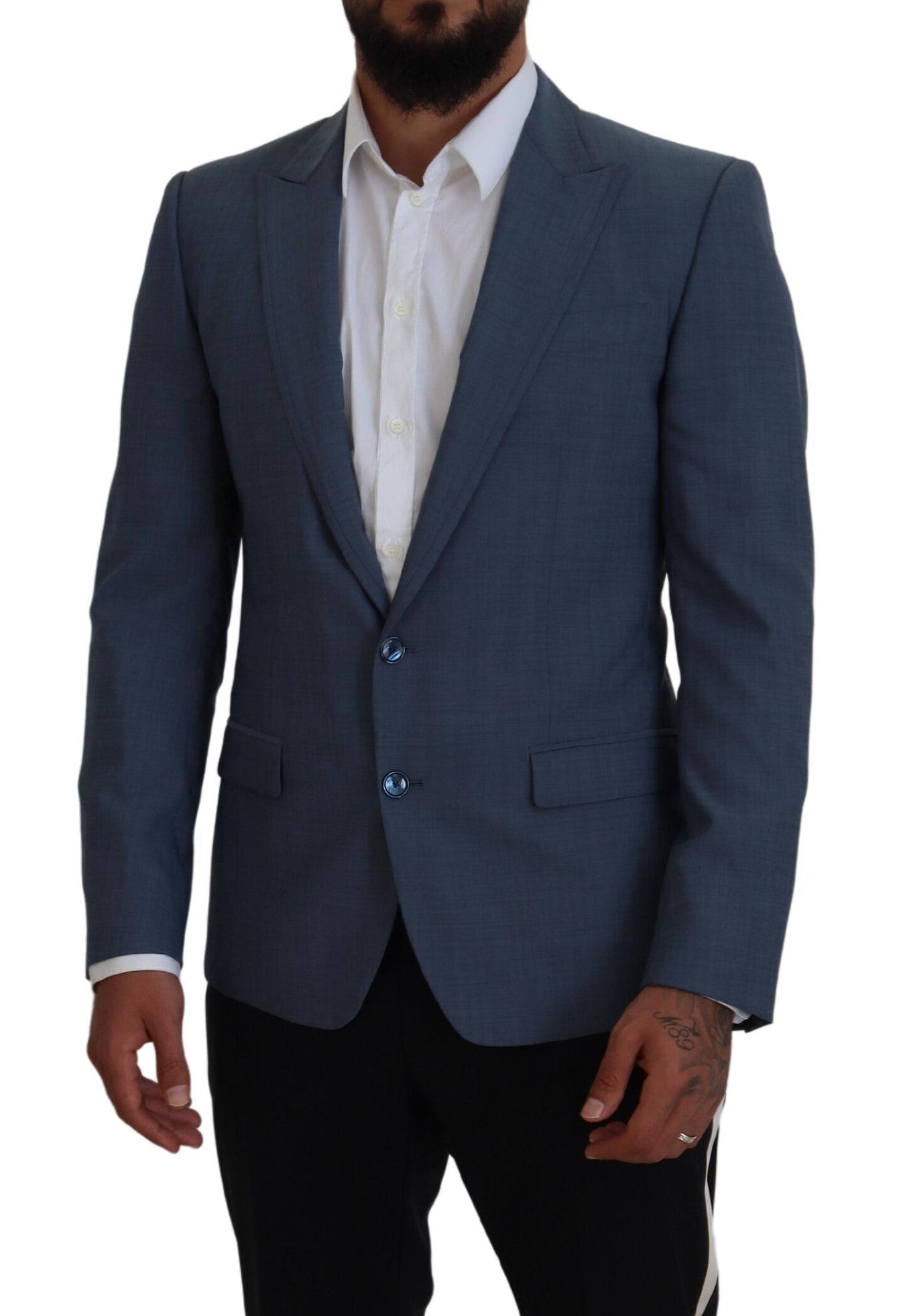 Dolce & Gabbana Elegant Blue Single Breasted Sport Blazer