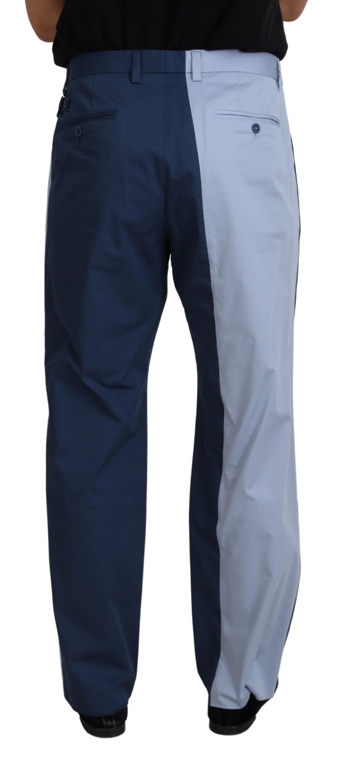 Elegante blaue Hose aus Baumwollmischung für Herren