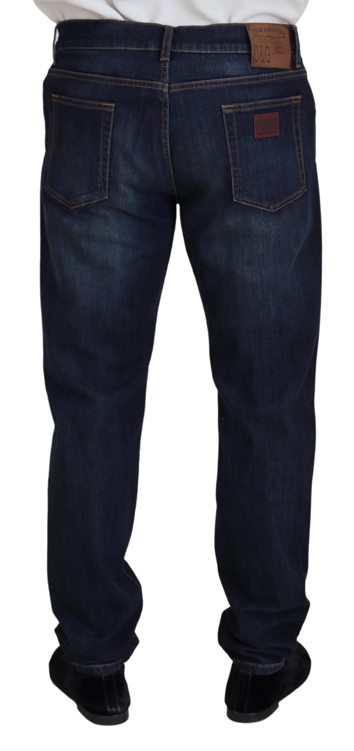 Dolce & Gabbana Elegant Blue Denim Pants