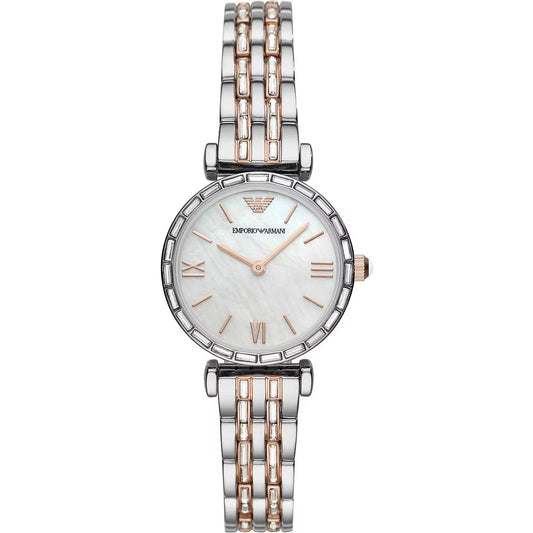 Elegant Silver Dial Stainless Steel Women's Watch - GlamHub Luxury and Icon Brand Clothing