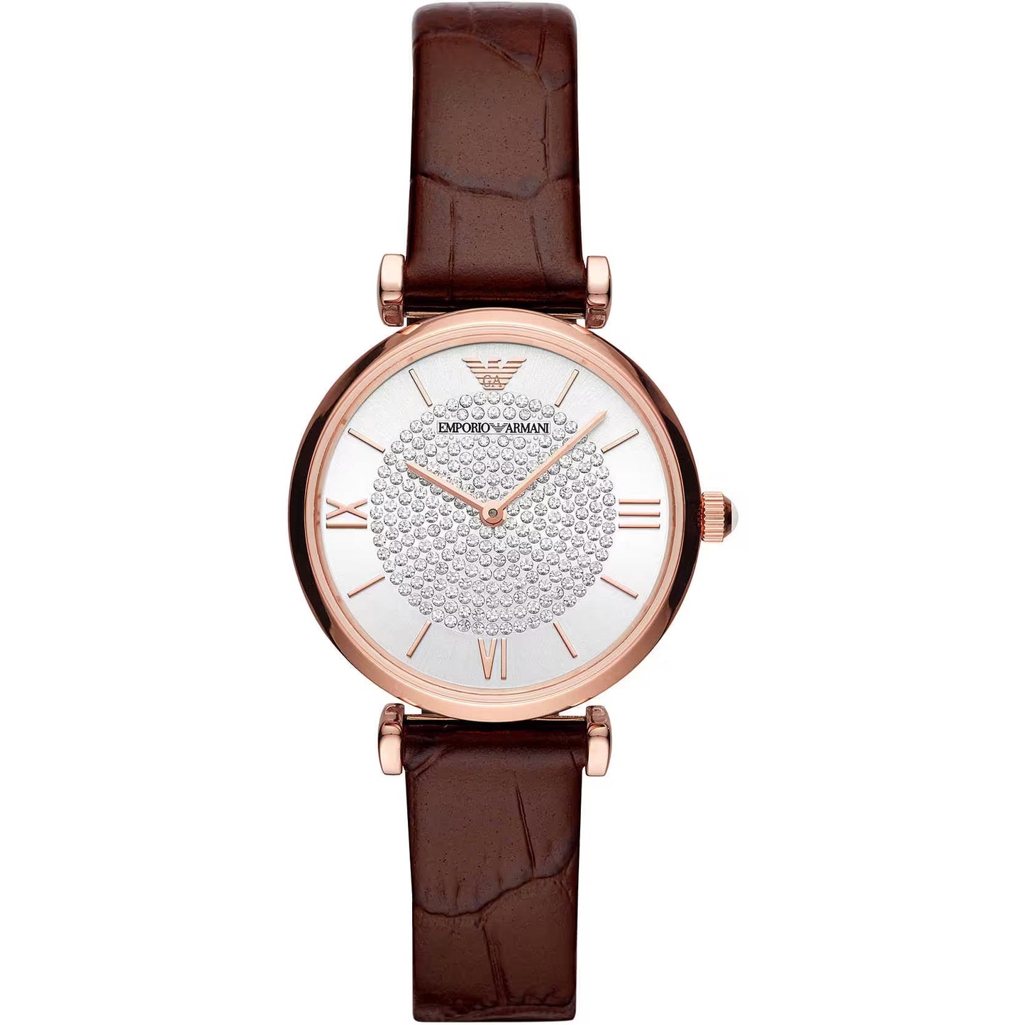 Elegant Bordeaux Leather Watch for Women - GlamHub Luxury and Icon Brand Clothing