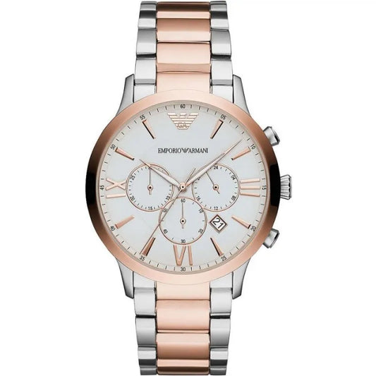 Elegant Two-Tone Timepiece for Men - GLAMHUB BOUTIQUE 