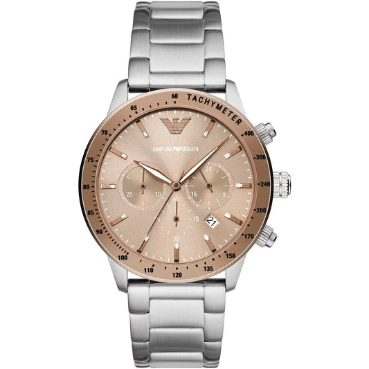 Classic Chronograph Steel Men's Watch - GLAMHUB BOUTIQUE 