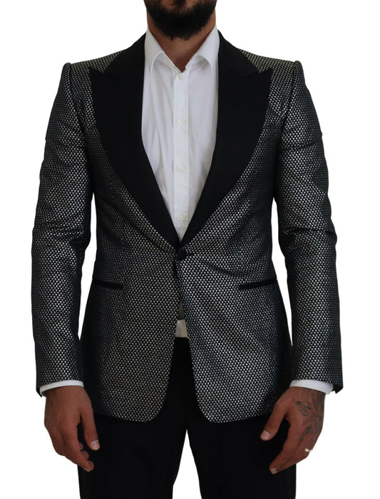 Elegant Jacquard Single Breasted Blazer