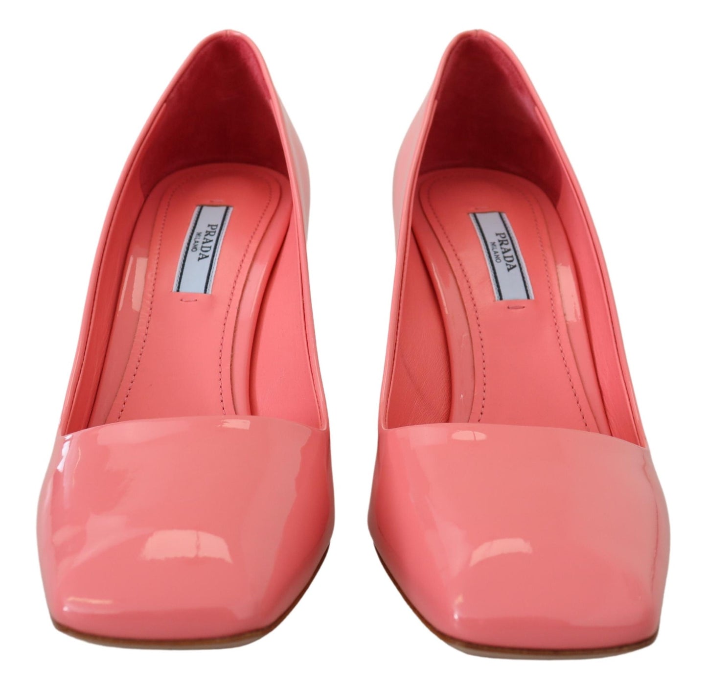 Elegant Square Toe Pink Heels - GLAMHUB BOUTIQUE 