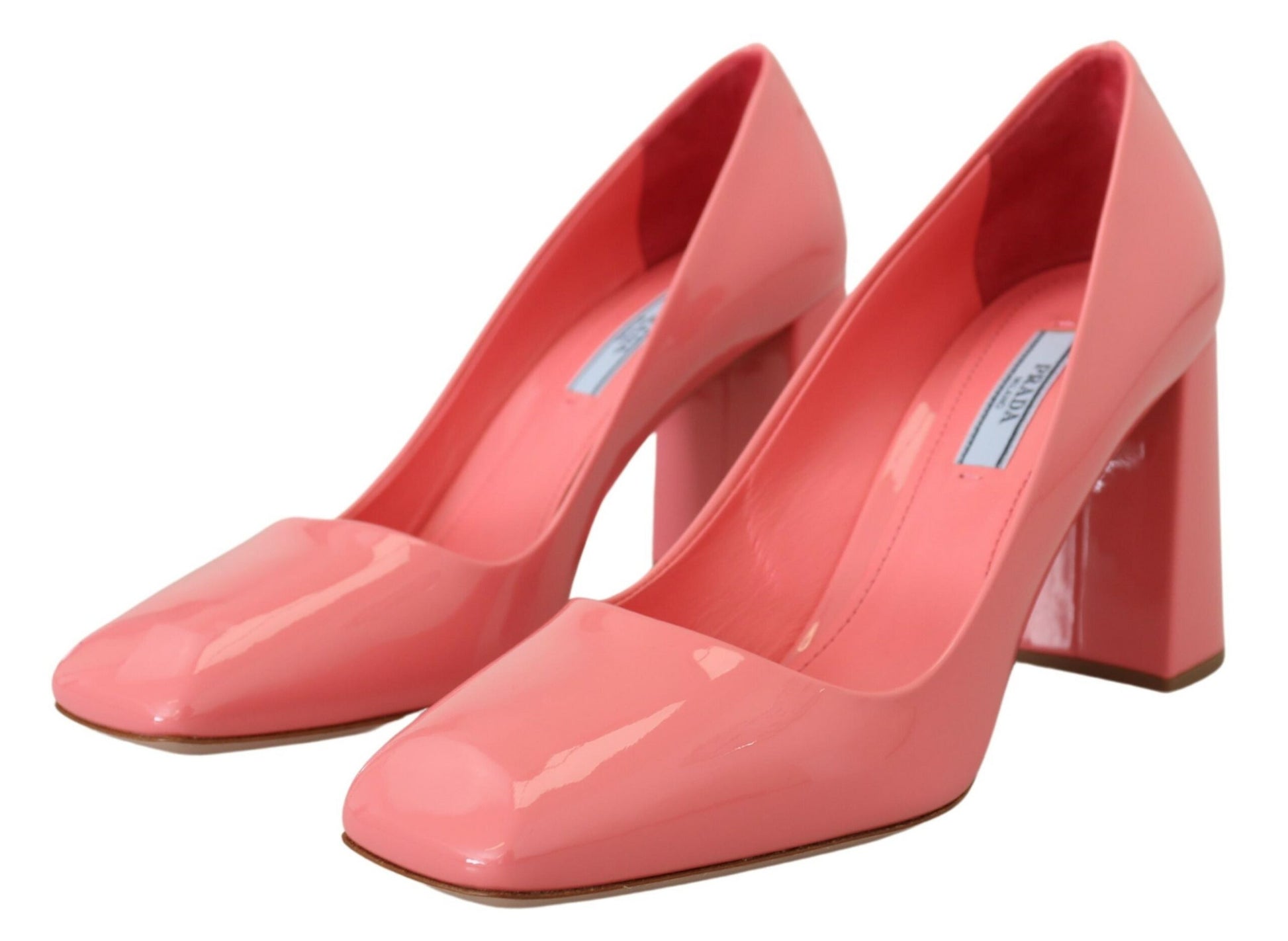 Elegant Square Toe Pink Heels - GLAMHUB BOUTIQUE 