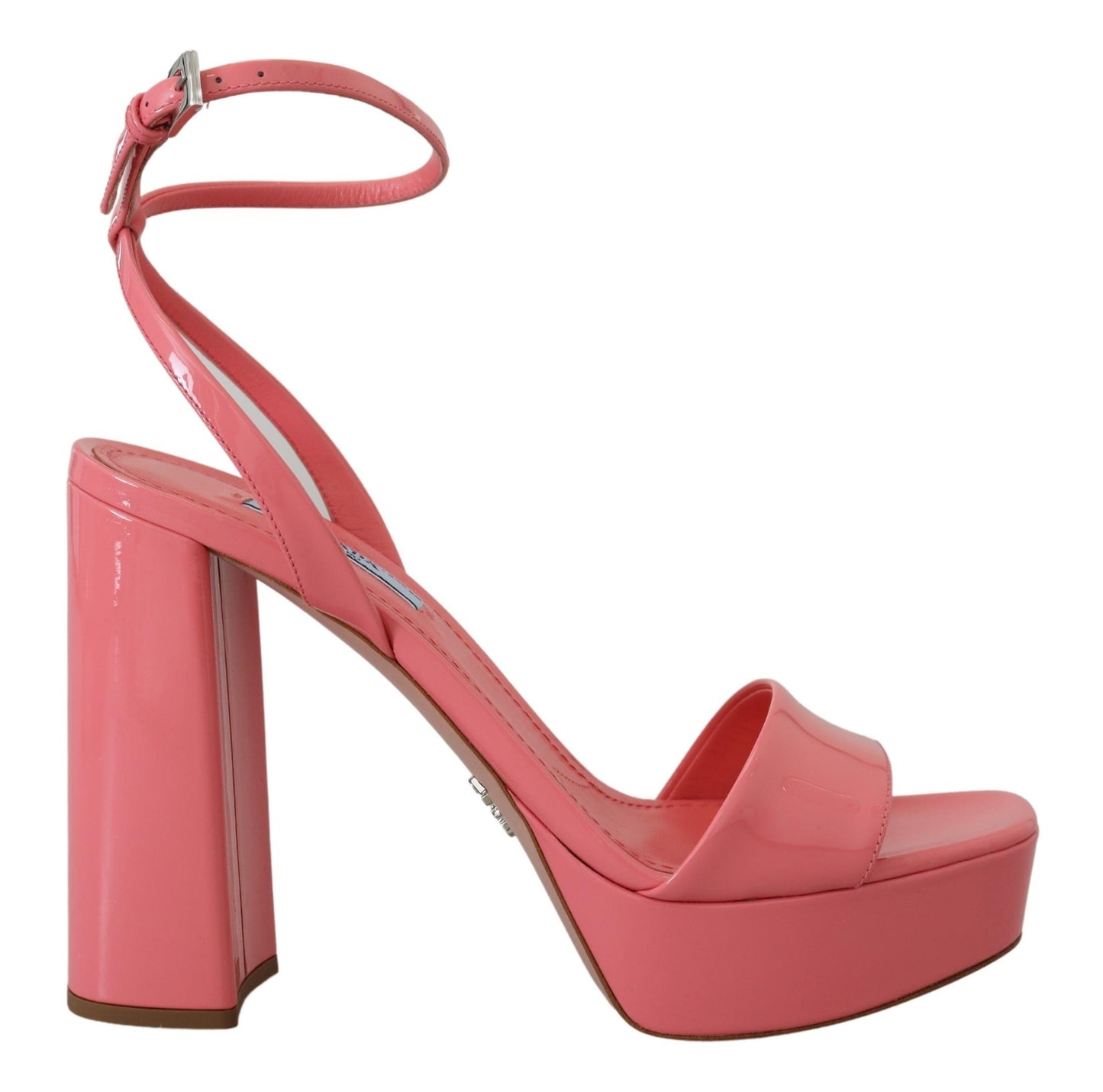 Chic Pink Patent Leather Platform Sandals - GLAMHUB BOUTIQUE 