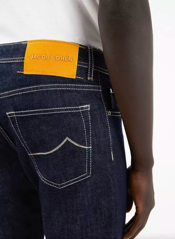 Italian Crafted Bandana Detail Jeans - GlamHub Luxury and Icon Brand Clothing