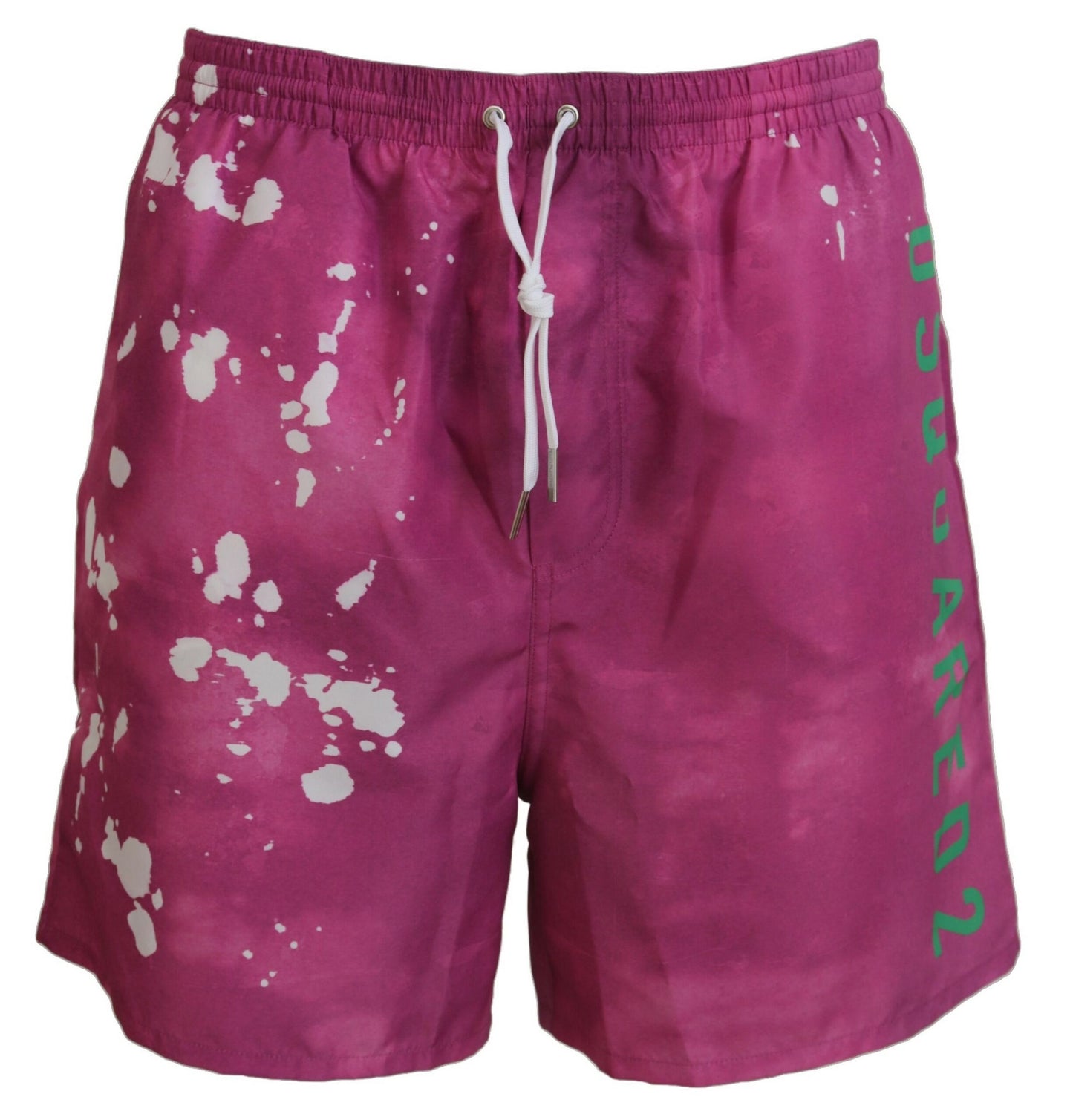 Pink Tie Dye Swim Shorts Boxer - GLAMHUB BOUTIQUE 