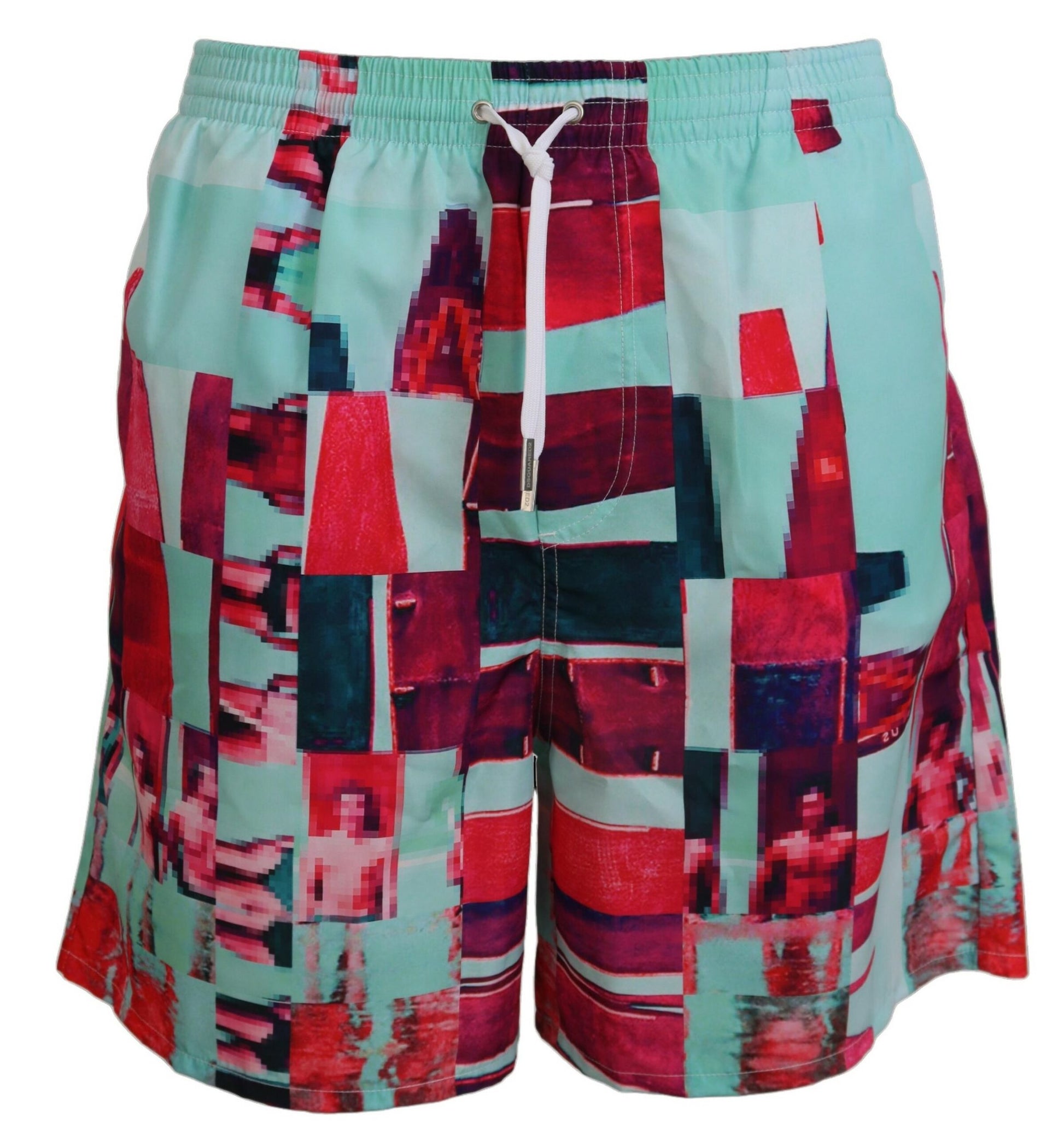 Multicolor Printed Swim Shorts Boxer - GLAMHUB BOUTIQUE 