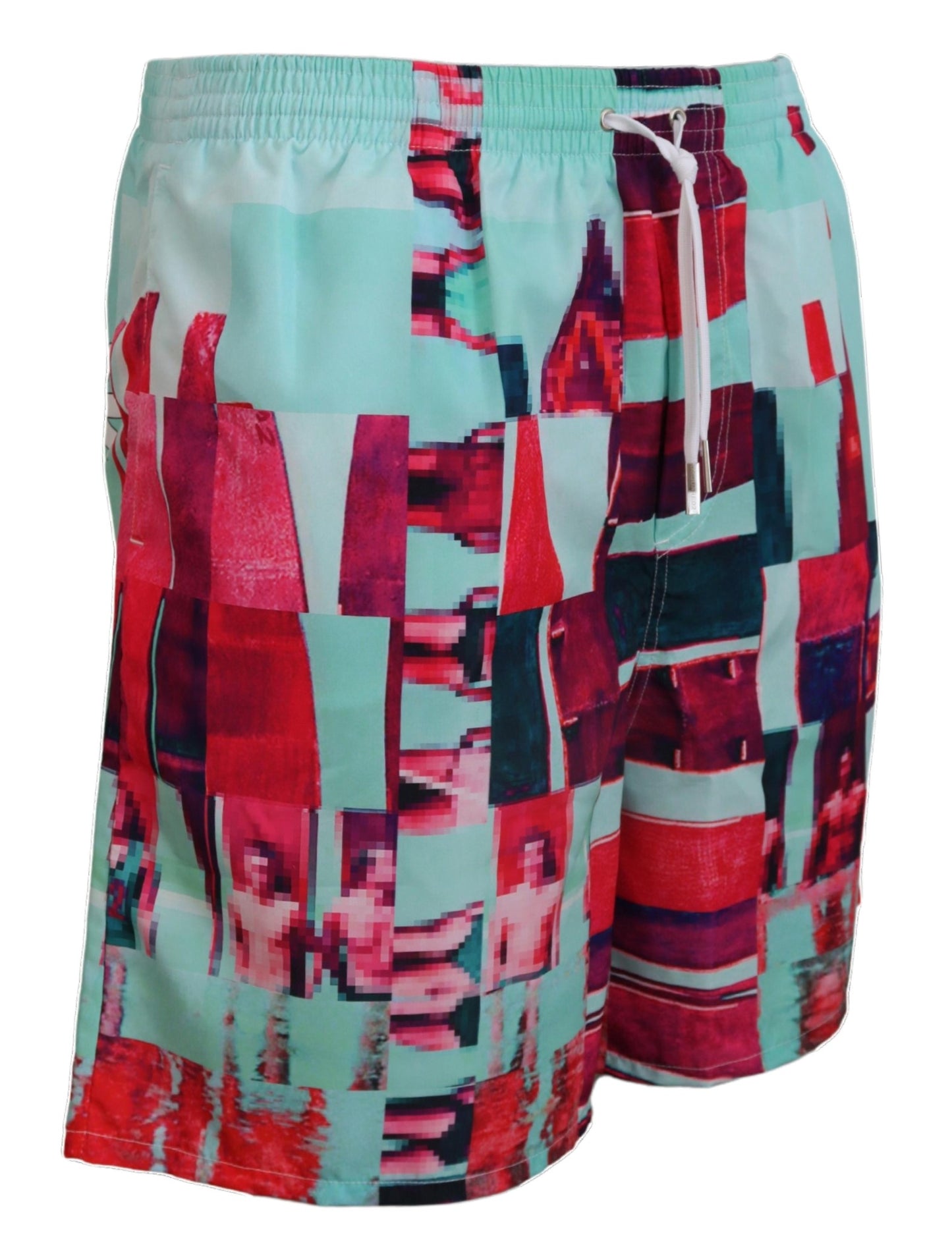 Multicolor Printed Swim Shorts Boxer - GLAMHUB BOUTIQUE 