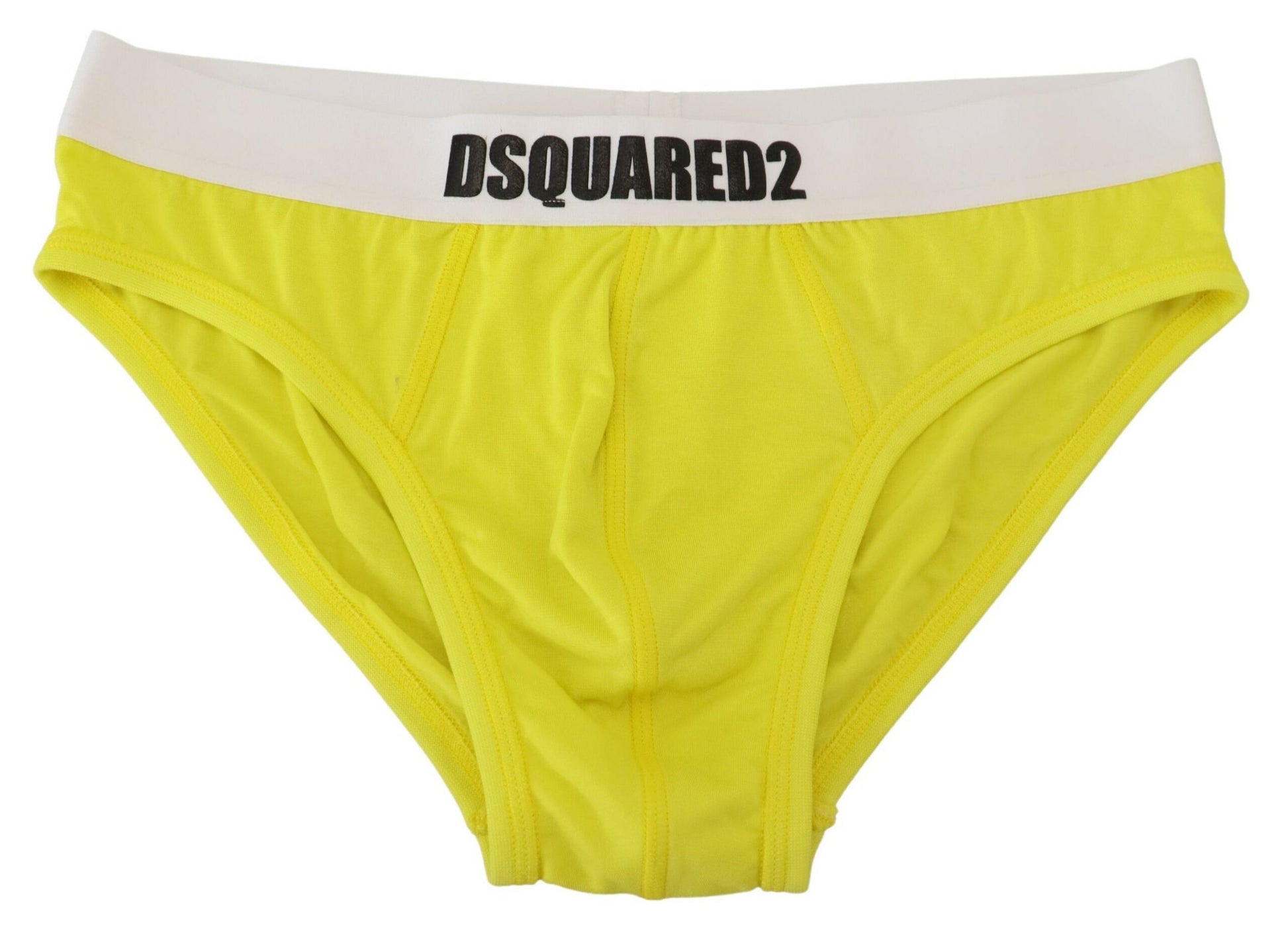 Chic Yellow Modal Stretch Men's Briefs - GLAMHUB BOUTIQUE 