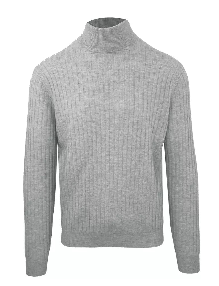 Elegant Wool Cashmere Turtleneck Sweater - GlamHub Luxury and Icon Brand Clothing