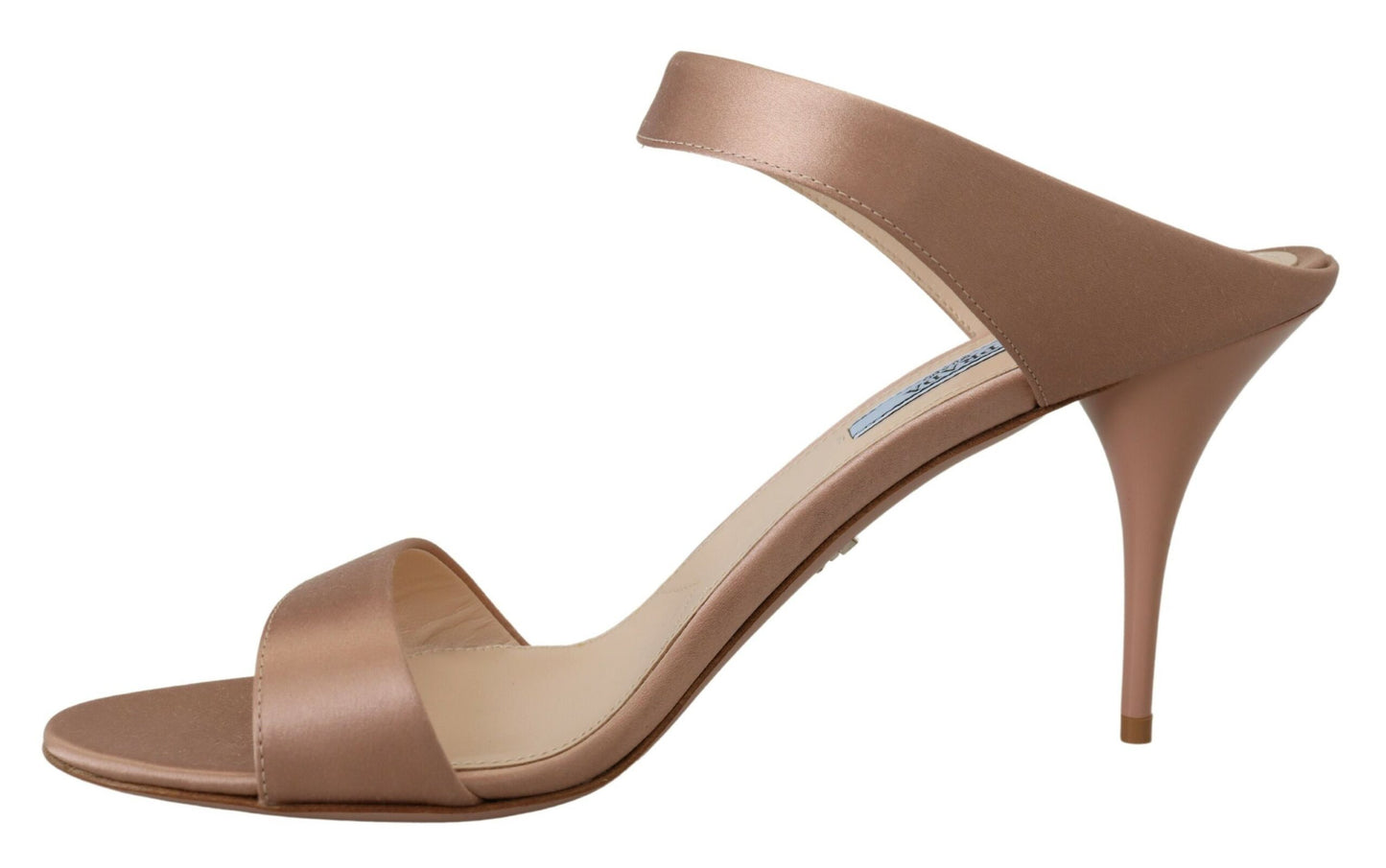 Glimmering Rose Gold Leather Heels - GLAMHUB BOUTIQUE 