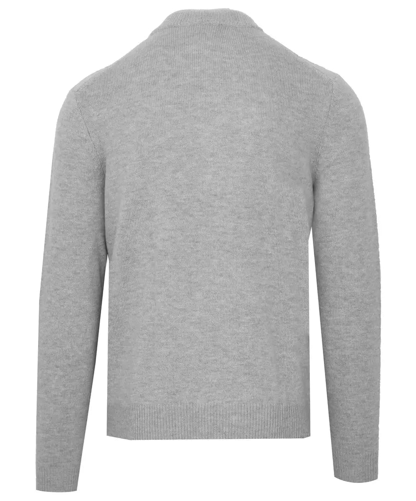 Elegant Wool-Cashmere Men's Turtleneck - GlamHub Luxury and Icon Brand Clothing