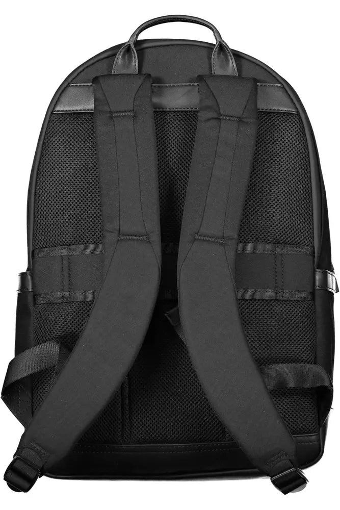 Black Nylon Men Backpack - GLAMHUB BOUTIQUE 