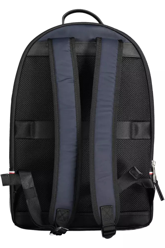 Blue Polyester Men Backpack - GLAMHUB BOUTIQUE 