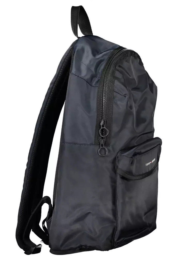 Blue Polyester Men Backpack - GLAMHUB BOUTIQUE 