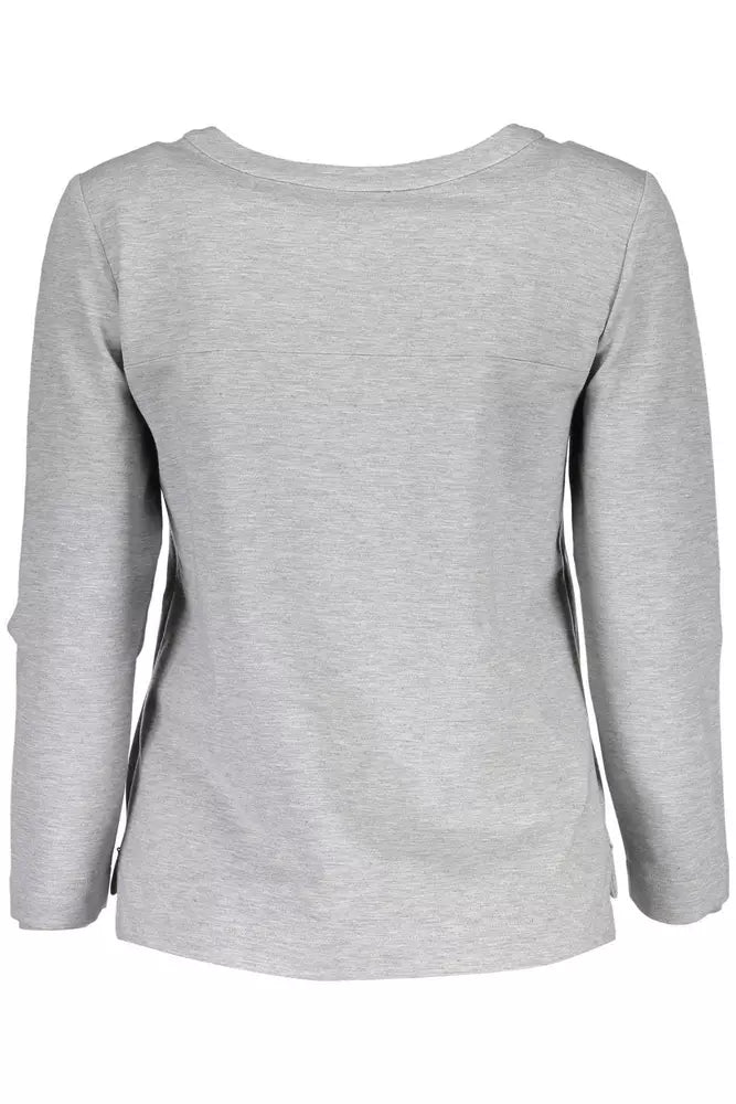 Gray Viscose Women Sweater - GlamHub Luxury and Icon Brand Clothing