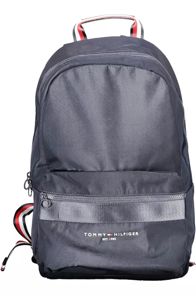 Blue Polyester Men Backpack - GLAMHUB BOUTIQUE 