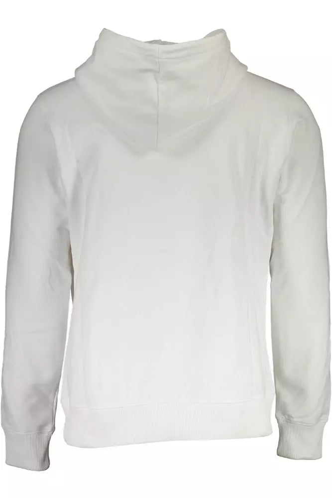 White Cotton Men Sweater - GLAMHUB BOUTIQUE 