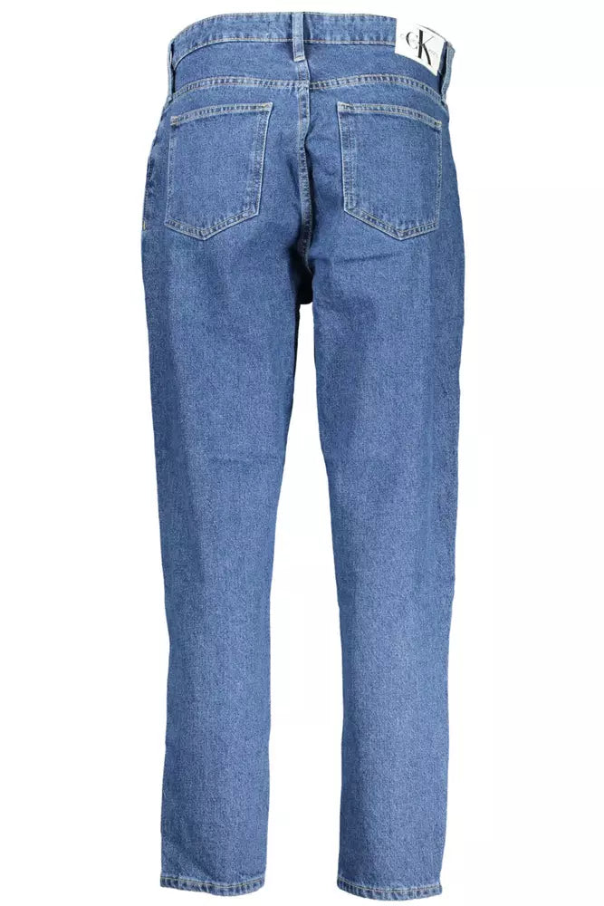 Blue Cotton Women Jeans - GLAMHUB BOUTIQUE 