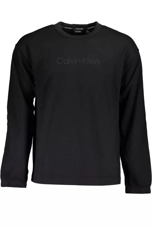 Black Cotton Men Sweater - GLAMHUB BOUTIQUE 