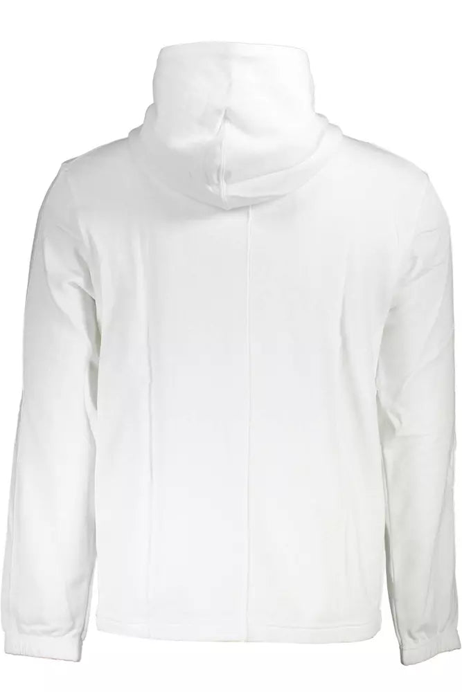 White Cotton Men Sweater - GLAMHUB BOUTIQUE 