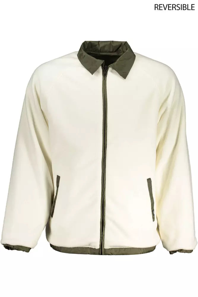 Green Nylon Men Jacket - GlamHub Luxury and Icon Brand Clothing