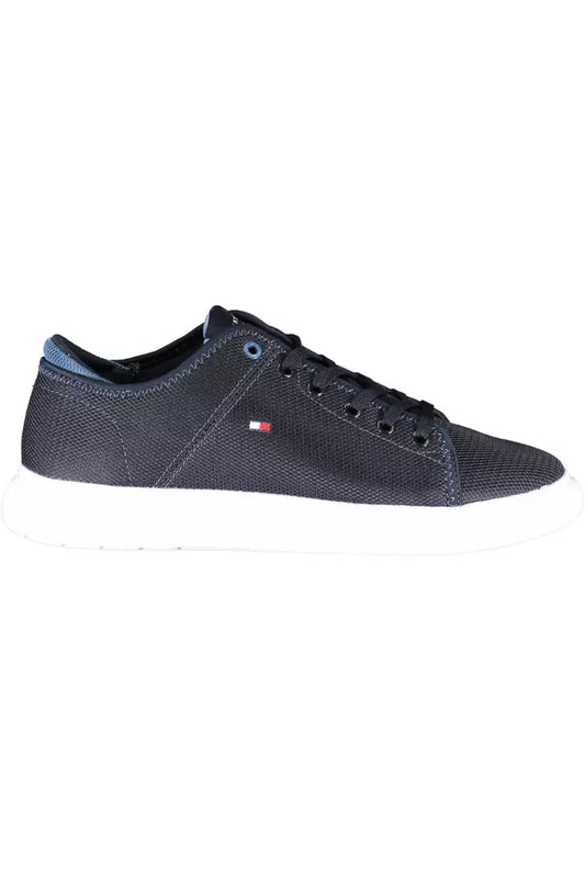 Blue Polyester Men Sneaker - GLAMHUB BOUTIQUE 