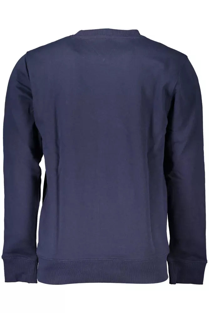 Blue Cotton Men Sweater - GLAMHUB BOUTIQUE 