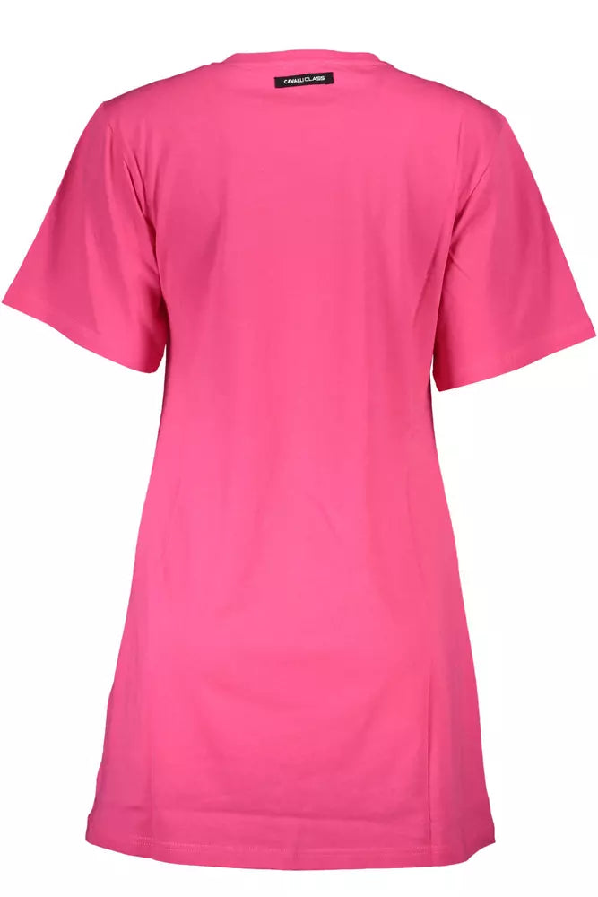 Pink Cotton Women Top - GlamHub Luxury and Icon Brand Clothing