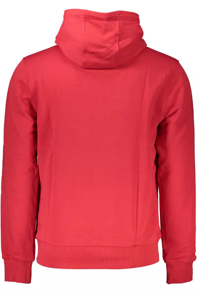 Red Cotton Men Sweater - GlamHub Luxury and Icon Brand Clothing