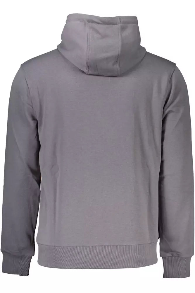 Gray Cotton Men Sweater - GlamHub Luxury and Icon Brand Clothing