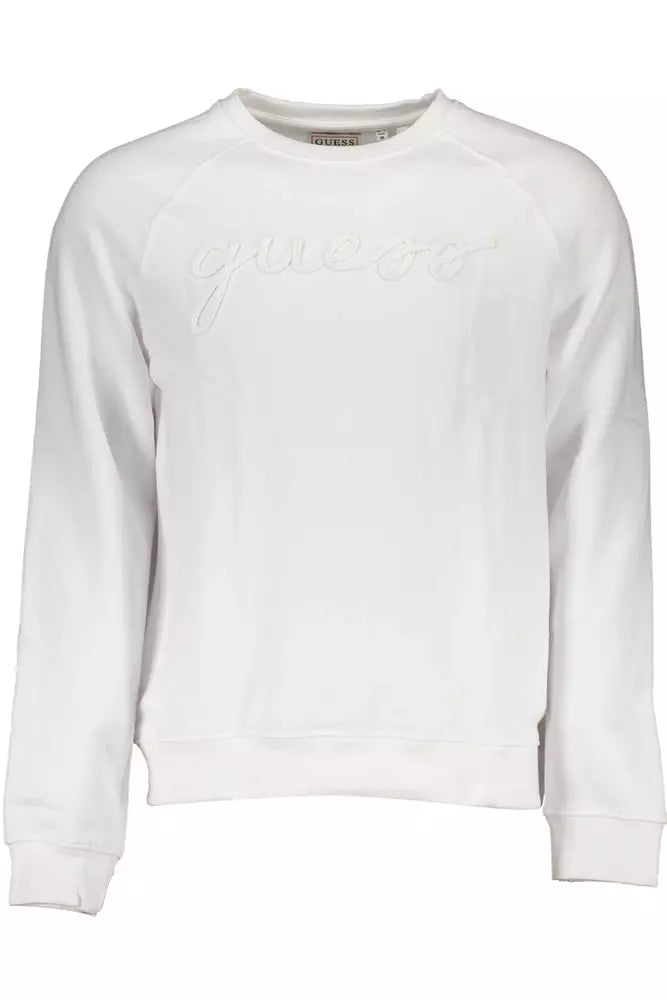 White Cotton Men Sweater - GLAMHUB BOUTIQUE 