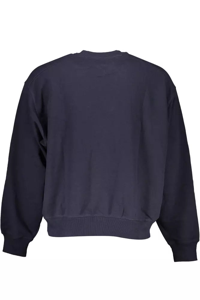 Blue Cotton Men Sweater - GLAMHUB BOUTIQUE 