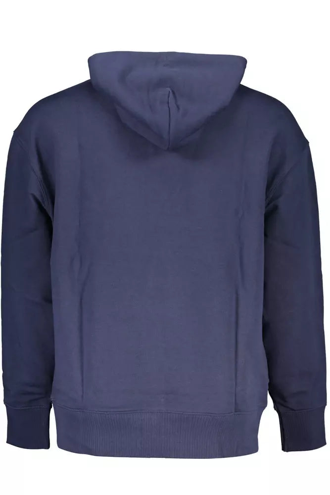 Blue Cotton Men Sweater - GLAMHUB BOUTIQUE 