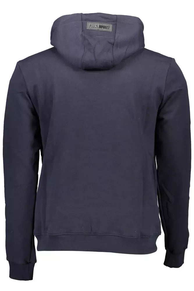 Plein Sport Blue Cotton Men Sweater