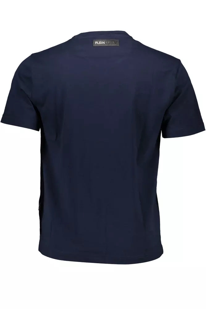 Plein Sport Blue Cotton Men T-Shirt