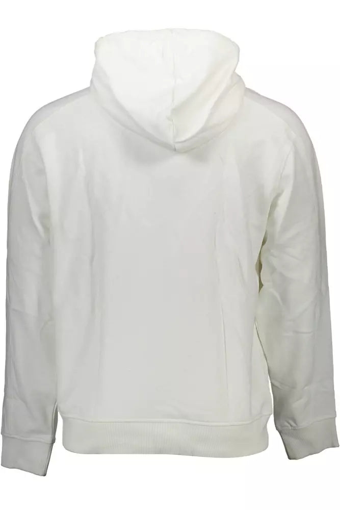 White Cotton Men Sweater - GLAMHUB BOUTIQUE 