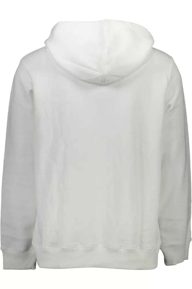 White Cotton Men Sweater - GLAMHUB BOUTIQUE 