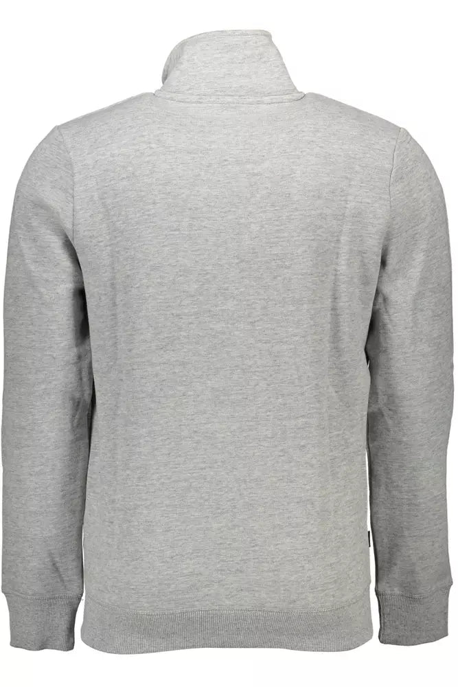 Gray Cotton Men Sweater - GLAMHUB BOUTIQUE 