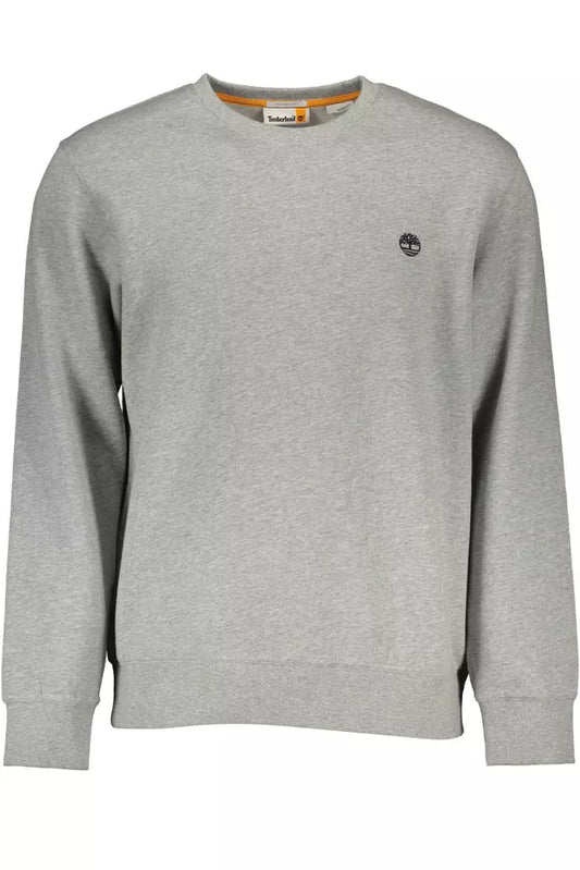 Gray Cotton Men Sweater - GlamHub Luxury and Icon Brand Clothing