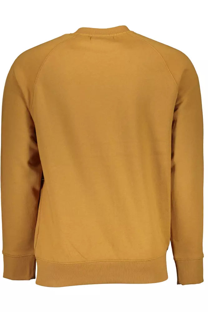 Brown Cotton Men Sweater - GlamHub Luxury and Icon Brand Clothing