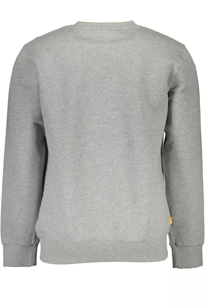 Gray Cotton Men Sweater - GlamHub Luxury and Icon Brand Clothing