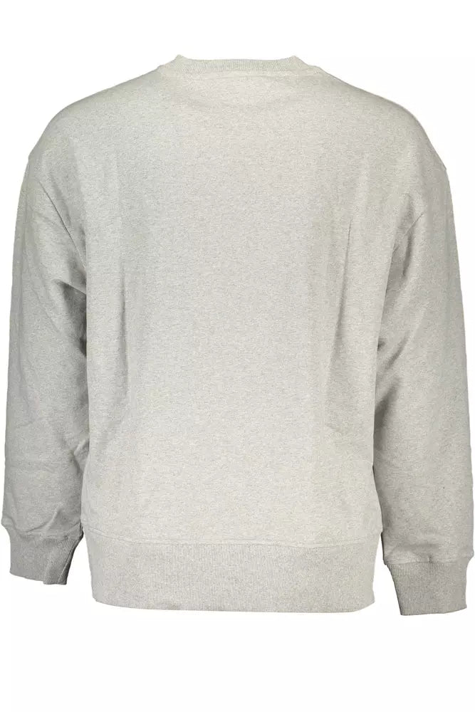 Gray Cotton Men Sweater - GLAMHUB BOUTIQUE 