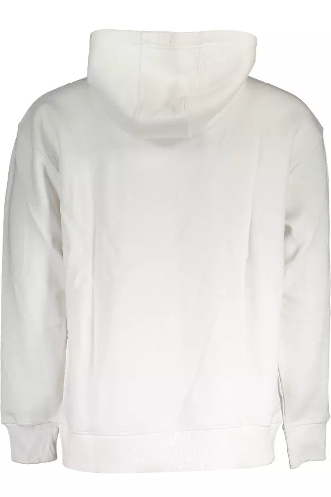 White Cotton Men Sweater - GLAMHUB BOUTIQUE 