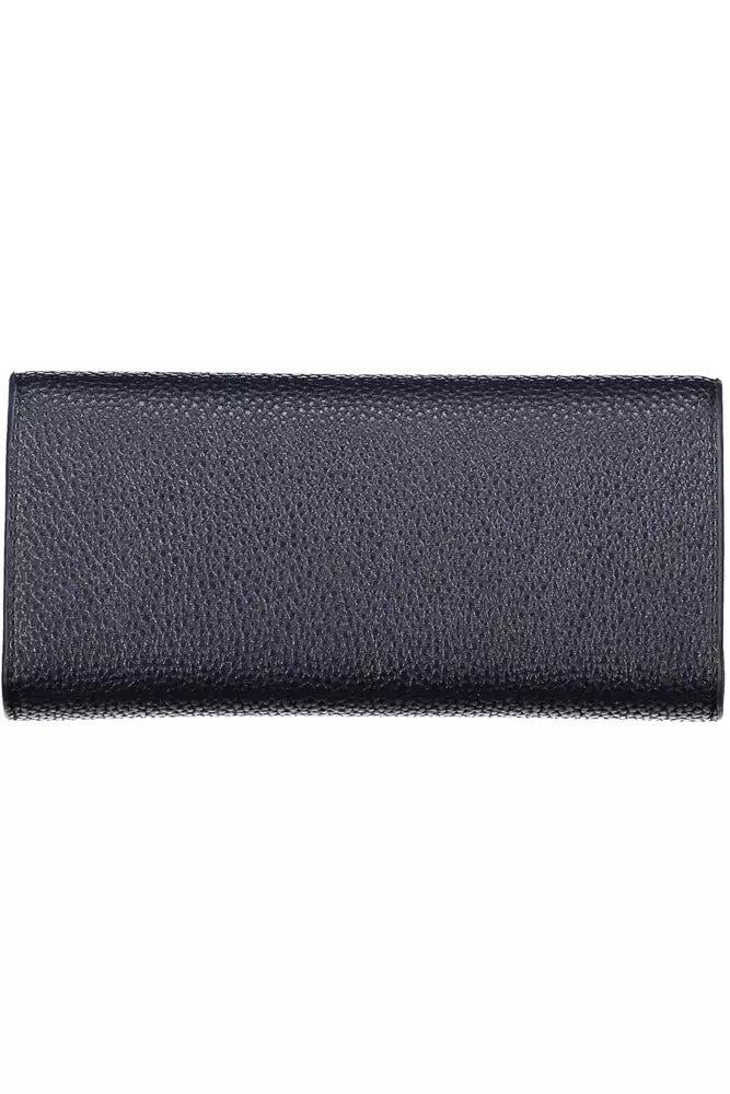 Blue Polyethylene Women Wallet - GLAMHUB BOUTIQUE 