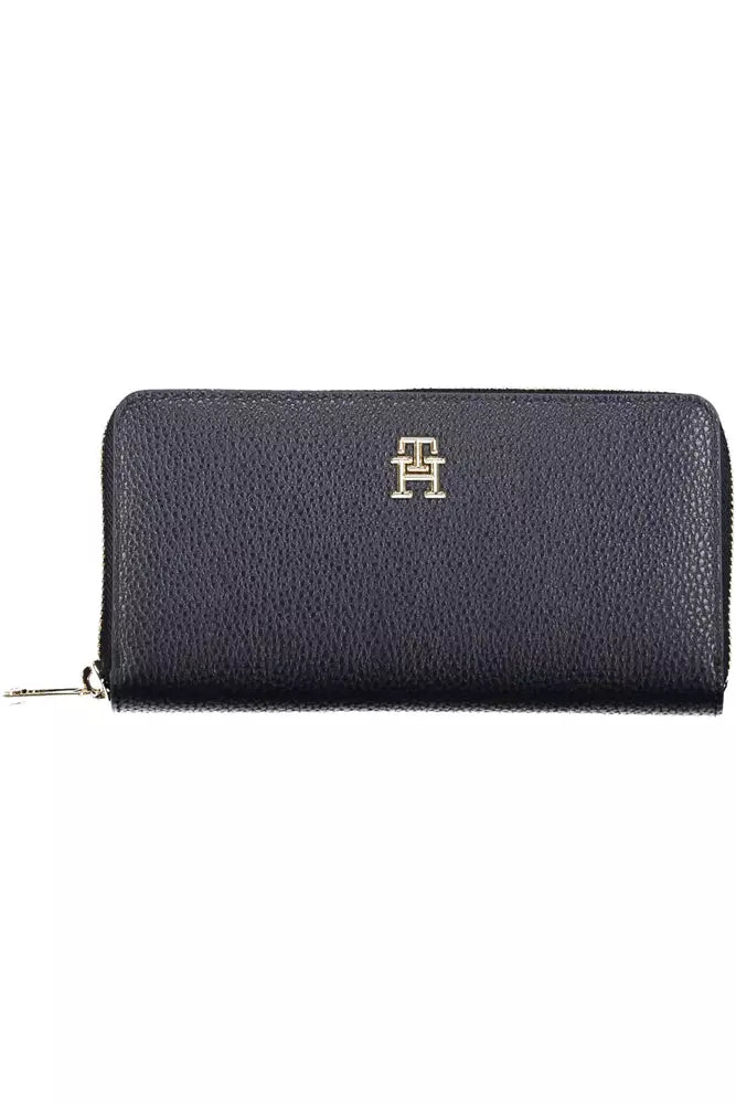 Blue Polyethylene Women Wallet - GLAMHUB BOUTIQUE 