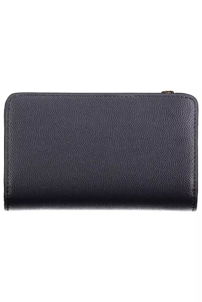 Blue Polyethylene Women Wallet - GLAMHUB BOUTIQUE 